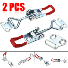 2pcs Toggle Clamp Horizontal Clamp Cabinet Boxes Lever Handle Toggle Latch Catch Lock Clamp Hasp Adjustable 2024 - buy cheap