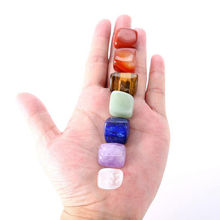 7pcs/set Chakra Natural Gemstone Reiki Healing Quartz  Irregular Polished Stones Decorative Decoration Crafts 2024 - buy cheap