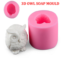 3D OWL Silicone Molds Soap Candle Fondant Moulds Candy Chocolate Gumpaste Icecream Clay Cake Decorating Tools DIY Mould  2 2024 - buy cheap