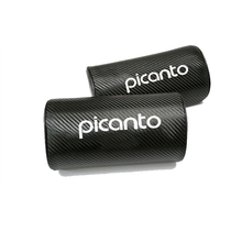 For Kia Picanto Carbon Fiber Texture PU leather Car Headrest Pad Car Neck Pillow Cars Accesorios 2024 - buy cheap