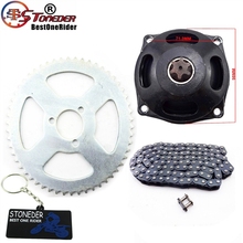 Stone der-caixa de engrenagens, t8f, 6t, 54t, roda dentada traseira, mini moto, crianças, 2 tempos, 47cc, 49cc, mini, moto, atv, quad, ciclomotor 2024 - compre barato