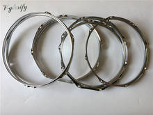 14inch 16inch  with 6hole 8hole 10hole drum rim drum hoop 1.2-1.5mm thickness  Aluminum Alloy Snare Drum Hoop Ring Rim 2024 - buy cheap