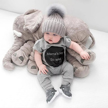 EAZII New Fashion Newborn Toddler Infant Baby Boys Romper Short Sleeve Jumpsuit Playsuit Little Boy Outfits  Gray Clothes 2024 - buy cheap