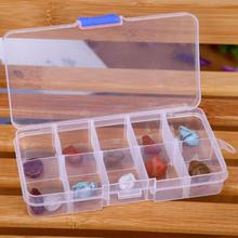 10 Compartments Transparent Pill Cases Portable Travel Medicine Box Tablet Storage Jewelry Pills Box Organizer Case pillendoos 2024 - buy cheap