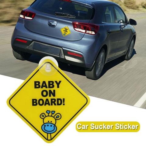 Sucker Sticker Design Lovely Baby In Car Baby On Board Plastic Decal Rear Windshield Sticker Car Styling Cars Auto Accessories Buy Cheap In An Online Store With Delivery Price Comparison Specifications Photos