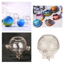 Высокотемпературная прозрачная Сферическая форма шарика, Пластиковая форма для изготовления свечей, прессформа для мыла, инструменты для художественного творчества 2024 - купить недорого
