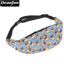 Deanfun Waterproof Waist Pack Belt Bag Waist Bag Chest Shoulder Bag Phone Holder with Adjustable Strap  YB-59 2024 - buy cheap