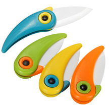 Mini pelador de corte de pájaro, cuchillo de cocina, cuchillo plegable de cerámica, para Picnic, fruta, bolsillo 2024 - compra barato