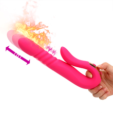 VATINE Heating Vibrator Dildo Vibrator Clitoris Stimulator Automatic Telescopic Wand Sex Toys For Woman Vaginal Massager 2024 - buy cheap