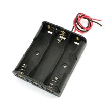 Spring Clip Black Plastic 3 x 1.5V AA Battery Case Slot Holder 2024 - buy cheap