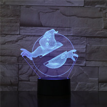 Halloween Gift Ghost Touch Table Lamp 7 Colors Changing Desk Lamp 3d Lamp Novelty Led Night Lights Death Star Led Light 1790 2024 - buy cheap
