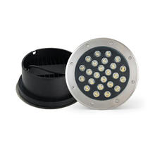 Luz LED subterránea de 18W y 24W, AC85V-265V exterior, IP68, para suelo, jardín, camino cuadrado, patio, paisaje enterrado 2024 - compra barato