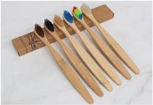 20Pcs New Natural Bamboo Handle Toothbrush Rainbow Colorful Whitening Soft Bristles Bamboo Toothbrush Eco-friendly Oral Care 2024 - buy cheap