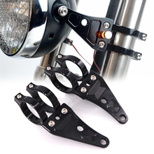 Suporte universal de farol 41mm cnc, garfo de motocicleta suporte de liga de alumínio acessórios de suporte de lâmpada 2024 - compre barato