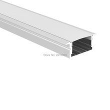 30 X 1M Sets/Lot T type led aluminum profile extrusion Linear flange profile aluminium led for recessed wall ceiling lights 2024 - buy cheap