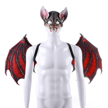 Bat mask Carnival Party Decoration Suit Masquerade Props Unique Vampire Bat Cosplay Costume masks Anime Devil Halloween Wings 2024 - buy cheap