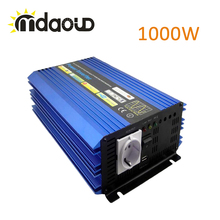 Brazil And Russia Free Shipping 1000W Pure Sine Wave Car Power Inverter Adaptor with USB Outlet Camping Inverter Power Back-up 2024 - buy cheap