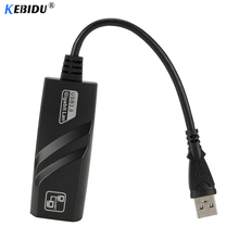 KEBIDU USB 3,0 для Gigabit Ethernet Сетевая карта адаптер 10/100 Мбит/с RJ45 проводная Lan для ноутбука внешняя супер скорость 2024 - купить недорого