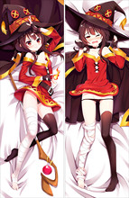 KonoSuba-Anime japonés, bendición de Dios en este mundo maravilloso Megumin-funda de almohada grande para chica, Dakimakura 2024 - compra barato