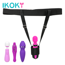 Ikoky brinquedo sexual para mulheres, cinta ajustável de bondage, produtos adultos, cinto de fecho feminino 2024 - compre barato