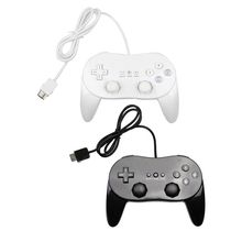 Mando de juegos clásico de alta calidad con agarre, Joypad de plástico, negro y blanco 2024 - compra barato