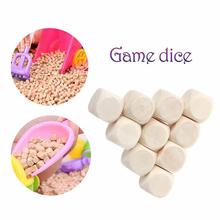 10PCS Wooden Blank Six Sided Dices DIY for D&D MTG DND Board Games Props Savage World Card Games Club Pub 2024 - buy cheap