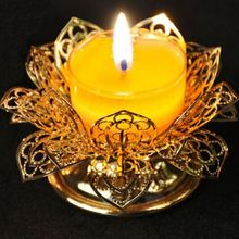 For the Buddha lamp, butter lamp holder, golden filigree lotus candelabra, hollow, candlestick, candleholder, candler~ 2024 - buy cheap