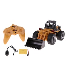 MagiDeal 1:18 Масштаб игрушка пульт дистанционного управления RC строительный грузовик для мальчиков и девочек 2024 - купить недорого