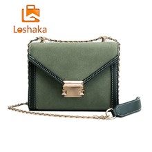 Sacos Das Mulheres Da Forma Sacos de Ombro do Sexo Feminino Novo Projeto Loshaka Qualidade Cadeias de Bolsas De Couro Das Senhoras Do Vintage Pequeno Flap Bag Sac 2024 - compre barato