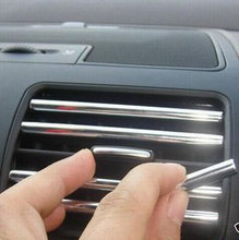 4M U Style DIY Car Interior Air Conditioner Outlet Vent Grille Chrome Decoration Strip car styling 2024 - buy cheap