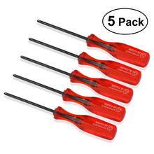FOXNOVO 5pcs Triwing Trigram Y-Tip Screwdrivers Screw Drivers for Wii GBA DS Lite NDSL NDS SP Repair Tool Wholesale (Red) 2024 - buy cheap