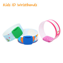 Pulsera de seguridad de ID SOS para niños, brazalete de seguridad de identificación reutilizable, ajustable, pulseras y brazalete de silicona 2024 - compra barato