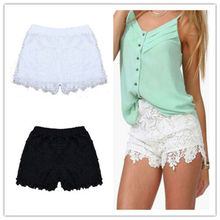 Hot Summer Women Ladies Solid Sexy Casual High Waisted Loose Holiday Short Mini Ripped Lace Shorts 2024 - buy cheap