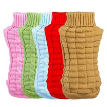 New Year Christmas Solid Color Winter Woolen Sweater for Small Dogs Knitwear for Puppy Autumn Warm Knitting Crochet Clothes Pets 2024 - buy cheap