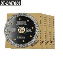 DT-DIATOOL-Disco de corte de diamante sinterizada prensada en caliente, con aro de malla, segmento Turbo, 4 hojas, 105mm de diámetro, 5 uds. 2024 - compra barato