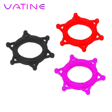 VATINE Delay Ejaculation Silicone Cock Ring Penis Ring Male Masturbation Sex Toys for Men Dildo Extender 2024 - buy cheap