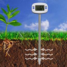 Termômetro digital para plantas, para medir temperatura e umidade do solo, para gramado do jardim, ferramentas de medida 2024 - compre barato