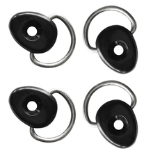 MagiDeal 4 Pieces Stainless Steel D Ring Loop Deck Fitting for Kayak Bungee Deck Rigging Kayak Deck Loop with D Ring 2024 - buy cheap