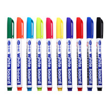 10pcs/lot markers brush pen School art supplies permanent marker whiteboard pen markers sharpie art stationary supplies 04324 2024 - buy cheap