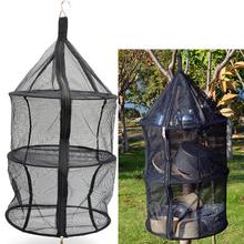 Durable Lightweight 3 Layer Camping Dry Net Hanging Net Storage Basket for Fishing Camping Traveling Outdoor 2024 - buy cheap