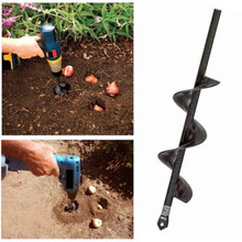 Garden Auger Spiral Drill Bit Roto Flower Planter Bulb HEX Shaft Drill Auger Yard Gardening Bedding Planting Hole Digger Tool 2024 - buy cheap