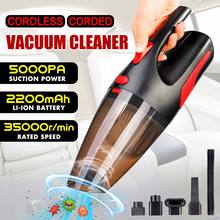 Portable Mini Handheld Vacuum Cleaner 120W 12V 5000Pa Car Office Home Vacuum Cleaner Wet & Dry Dual Use Car Cleaning Tools 2024 - buy cheap