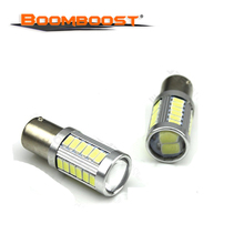 Luz de dirección de marcha atrás de freno 2x12V 1156 BA15S 5730 33SMD, luz de reversa LED blanca para coche, Bombilla de freno para automóvil 2024 - compra barato