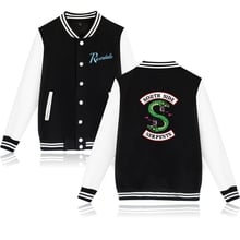 Толстовка Riverdale с капюшоном, бейсбольная куртка для мужчин и женщин, мужские толстовки в стиле хип-хоп со змеиным принтом «South Side SERPENTS», толстовка, пальто, худи 2024 - купить недорого