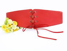 Cinturón elástico de encaje con borlas Retro para mujer, cinturón elástico de cintura ancha, accesorios para B-9122 2024 - compra barato