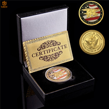 Отдел США Военно-Морской уплотнитель команда военный вызов коллекция монет подарок W/Роскошная коробка для монет 2024 - купить недорого