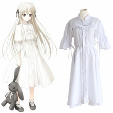 Anime Yosuga no Sora Kasugano Sora Cosplay Costume White Sweet Lolita Dress Halloween Grey Bunny Girls Cosplay Party Costume 2024 - buy cheap