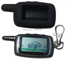 A9 2-way LCD Remote Control KeyChain + A9 Silicone Case For Two Way Car Alarm System Twage Starline A9 Key chain Fob 2024 - купить недорого