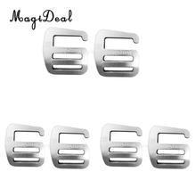 6 Pieces Metal G Hook Webbing Buckle for Backpack Bag Aluminium Alloy 25mm Silver 2024 - buy cheap