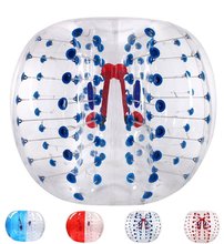 Воздушные пузыри для футбола, 0,8 мм, ПВХ, 1,5 м, воздушный бампер, мяч для Зорба, мяч для футбола, надувной Зорб мяч для футбола 2024 - купить недорого